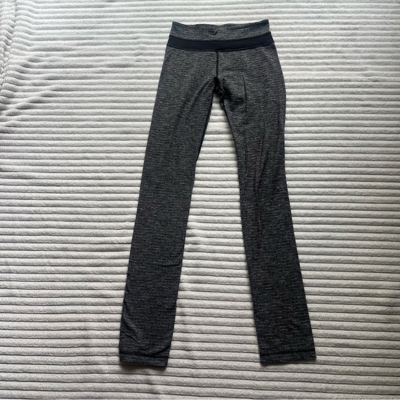 lululemon athletica Pants - Lululemon Grey Knit Leggings